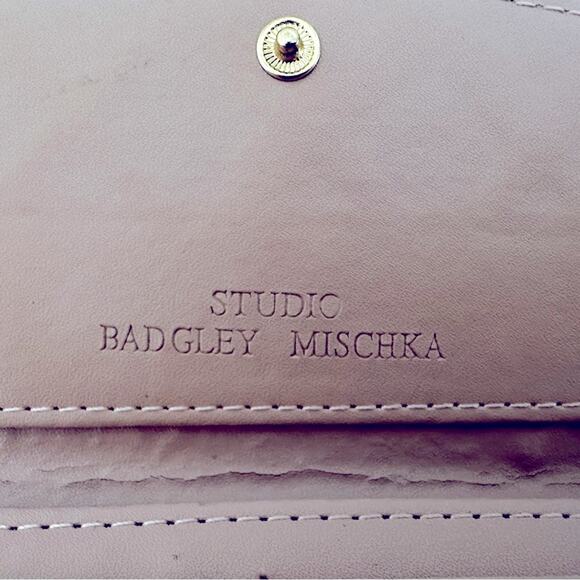 Wallet pink credit card holder Badgley Mischka - Picture 6 of 7